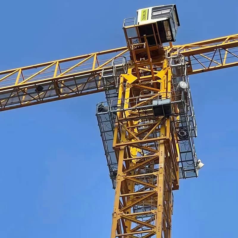 USED 70M JIB MAX. LOAD 10 TON TOPLESS TOWER CRANE